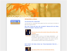 Tablet Screenshot of clicktopay.com